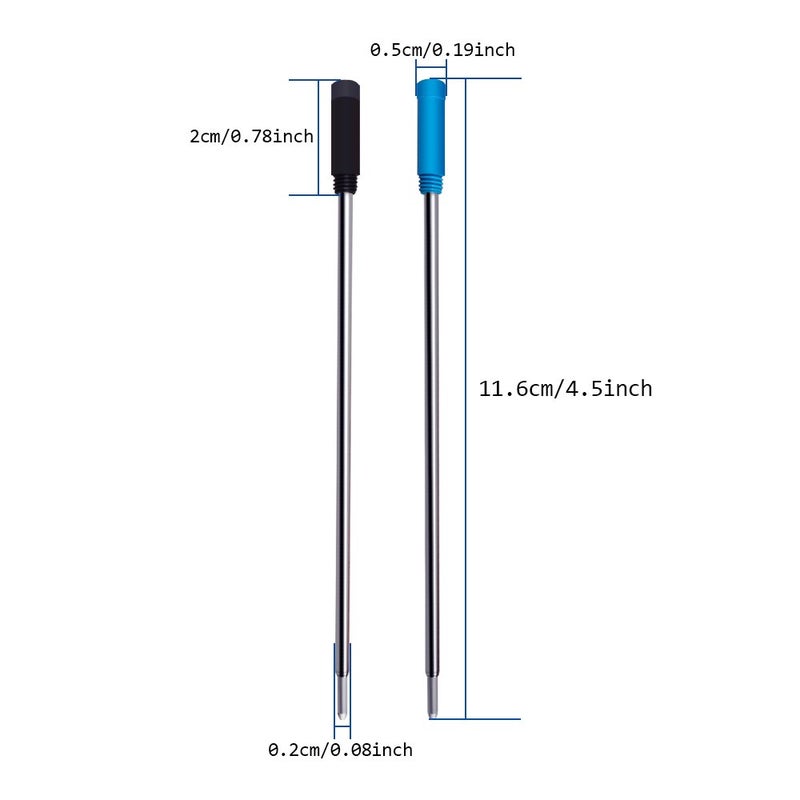 Aniann 4.5â€ Replaceable Ballpoint Pen Refills, 30 Pack Smooth Writing Ballpoint Refills for Cross Style Pen (Black and Blue Ink Refills) - Image 3